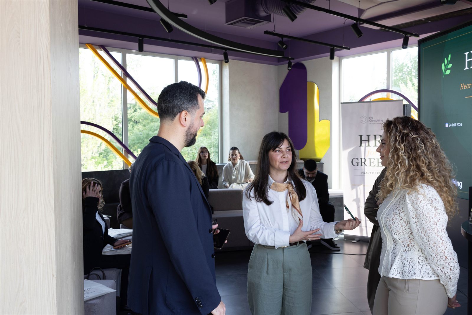 Networking në eventin HR for GREEN